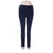 J.Crew Jeans - Super Low Rise: Blue Bottoms - Women's Size 28 - Indigo Wash