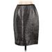 Tory Burch Casual Skirt: Silver Marled Bottoms - Women's Size 2
