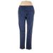 Vineyard Vines Casual Pants - High Rise Straight Leg Boyfriend: Blue Bottoms - Women's Size 10