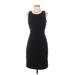 J.Crew Casual Dress - Sheath: Black Solid Dresses - Women's Size 2