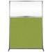 Versare 6' Tall Hush Screen Portable Partition - Frosted Window | 72 H x 48 W x 15 D in | Wayfair 1864031-2