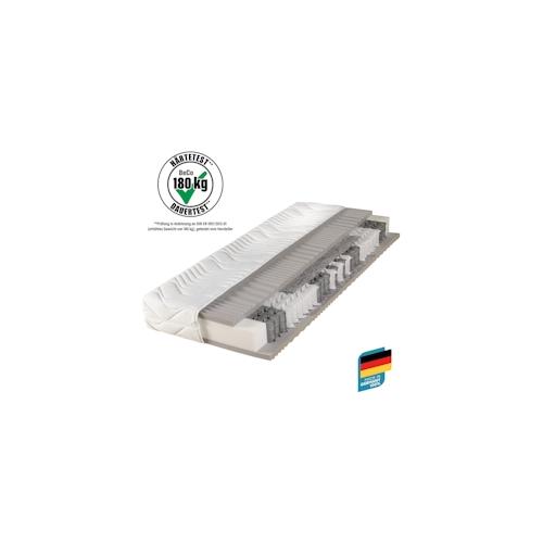 Federkernmatratze Maxima Plus, Beco, 22 cm hoch von Stiftung Warentest mit `GUT` (1,8) bewertet - Größe: 100 x 200 cm, Härtegrad: H4 (100 kg - 140 kg)
