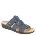 Easy Spirit Bazel - Womens 9.5 Navy Sandal W