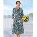 Appleseeds Women's Jacobean Floral Knit Dress - Multi - L - Misses