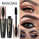 1 Piece 4D Silk Fiber Lash Mascara Waterproof Mascara for Eyelash Extension Black Thick Eye Lashes Curler Cosmetic