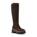 Greta Waterproof Knee High Platform Boot