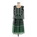 ECI Casual Dress - A-Line Scoop Neck Sleeveless: Green Dresses - New - Women's Size Medium