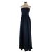 White by Vera Wang Cocktail Dress - Formal: Blue Dresses - Women's Size 6