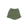 Dries Van Noten Shorts: Green Solid Bottoms - Women's Size 36