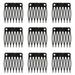 50pcs Wig Accessory Wig Net Clip Plastic Wig Fixing Accessories (Black)