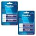 Vaseline Lip Therapy Care Original Fast-Acting Nourishment Ideal for Chapped Dry Cracked or Damaged Lips Lip Balm 2-Pack of 2 0.16 Oz Each 4 Lip Balms