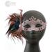 Tiffany Eye Mask with Feathers