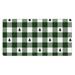 Bingfone Green White Lumberjack Plaid Large Gaming Mouse Pad Extended Desk Mousepad With Stitched Edges Non-Slip Base Water Resist Keyboard Pad For Gamer Office & Home 29.5 X 16 In