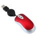 Computer Mouse Mini USB Comfortable Corded Wireless Mute Notebook Red Work Child