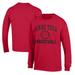 Men's Champion Red Texas Tech Raiders Basketball Icon Long Sleeve T-Shirt