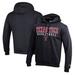 Men's Champion Black Texas Tech Red Raiders Basketball Stack Pullover Hoodie
