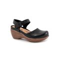 Wide Width Women's Mabelle Dressy Mule by SoftWalk in Black (Size 9 W)