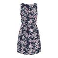 Sommerkleid ONLY "ONLNOVA LIFE S/L SARA DRESS" Gr. 42 (XL), N-Gr, blau (sky captain aop:476 true leaf) Damen Kleider Sommerkleider