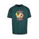 T-Shirt MERCHCODE "Herren Ladies Peanuts - Sweet thing Heavy Oversize Tee" Gr. L, grün (bottlegreen) Herren Shirts T-Shirts