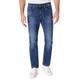 Straight-Jeans PIONEER AUTHENTIC JEANS "Rando Dicke Nähte" Gr. 38, Länge 32, blau (blue used buffies) Herren Jeans Straight Fit