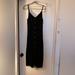 American Eagle Outfitters Dresses | American Eagle Button Front Midi Dress! New With Tags. Fitted And Sleek. Black. | Color: Black | Size: L