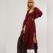 Free People Dresses | Free People Jaymes Midi Dress- Burgundy Combo | Color: Red | Size: Various