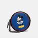 Coach Accessories | Disney X Coach Round Coin Case With Mickey Mouse Nwt | Color: Blue | Size: Os