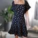 American Eagle Outfitters Dresses | American Eagle Ae Sz Xl Black Babydoll Peasant Dress | Color: Black | Size: Xl