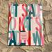 Kate Spade Office | Kate Spade Multicolored Graphic Logo Spiral-Bound Notebook Nwt | Color: Blue/Pink | Size: Os