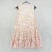 Nine West Dresses | Nine West Button-Front Tiered Drop-Waist Dress P5256 | Color: Pink/White | Size: L