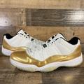 Nike Shoes | Air Jordan 11 Low Closing Ceremony Size 12 Mens Gold White Nike Retro 2016 | Color: Gold/White | Size: 12