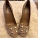 Gucci Shoes | Gucci Suede Heels Size 39 | Color: Tan | Size: 9