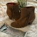 Anthropologie Shoes | Anthropologie Howsty Marci Fringe Ankle Boots Sz 40 Brown Tan/Suede Tassel | Color: Brown/Tan | Size: 10