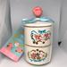 Disney Kitchen | Disney Parks The Aristocats Marie Jam And Salt Cellar Art By Ann Shen Rose New | Color: Blue/Pink | Size: Os