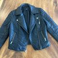 American Eagle Outfitters Jackets & Coats | American Eagle Faux Leather Moto Jacket Womens Size Xs | Color: Black | Size: Xs