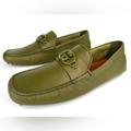 Gucci Shoes | Gucci Men's Driver With Interlocking Gg Love Parade Shoes G 13 - Us 13.5 - Eu 47 | Color: Green | Size: 13.5
