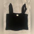 Pink Victoria's Secret Tops | Black Vs Pink Crop Top | Color: Black | Size: Xl