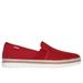 Skechers Women's BOBS Flexpadrille Lo Slip-On Shoes | Size 5.0 | Red | Textile | Vegan | Machine Washable