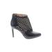 Antonio Melani Ankle Boots: Black Solid Shoes - Women's Size 6 - Almond Toe