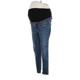 Blanqi Jeans - High Rise: Blue Bottoms - Women's Size 10 Maternity
