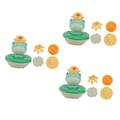 Toyvian 3 Sets Electric Water Spray Toy Baby Bath Toys Toddler Bath Toys Childrens Toys Bath Fountain Toy Frog Shape Sprinkler Water Toy Bathtub Toy Bathing Toy Kids Water Spray Toy