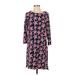 Crown & Ivy Casual Dress - Shift: Pink Print Dresses - Women's Size Small