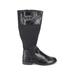 Life Stride Boots: Black Print Shoes - Women's Size 10 - Round Toe