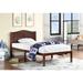 Twin Size Wooden Bed Frame with Headboard - Modern Minimalistic Design, Sturdy Pine Wood, 12 Slats, Under-Bed Storage