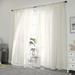 Sheer Curtains 84 inch Length,2pcs, Each 42" W x 84" L