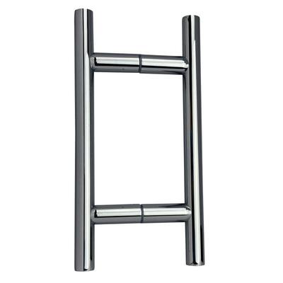 CEL 12" x 12" Stainless Steel Ladder Style Back to Back Pull Handle for Shower Door