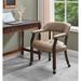 Breakwater Bay High Elastic Luxury Office Chair w/ Wheels(Dark ) Wood/Upholstered in Brown | Wayfair 9F2E1496D3444EF390FAC87B0FCBFF05