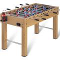 RayChee 48" L Foosball Table w/ Telescopic Rods Manufactured wood in Brown/Green | 30.8 H x 24 W x 48 D in | Wayfair RQ22011-WP