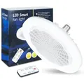 Ventilateur de plafond intelligent avec lumières et télécommande base de convertisseur ventilateur