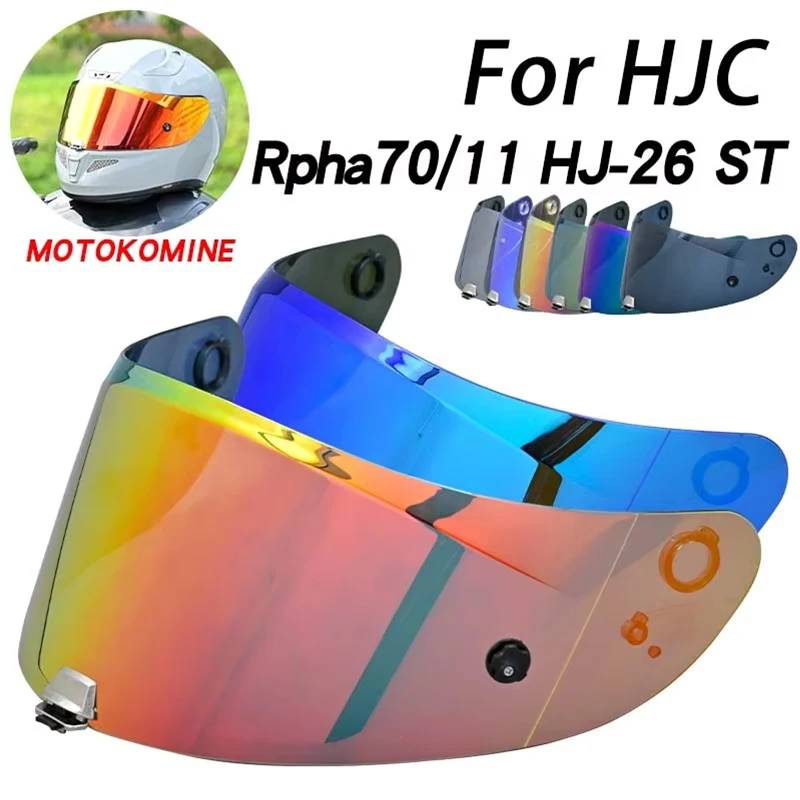 Lentille De visière De casque pour HJC RPHA 11 & RPHA 70 HJ-26 Casco Moto pare-brise HJ-26ST Capacete De Moto bouclier accessoires De Moto